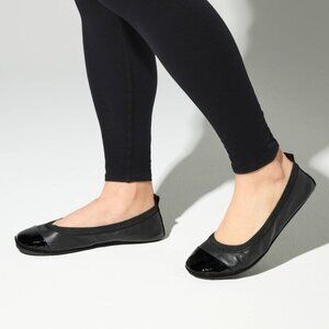 Yosi Samra Black Ballet Flats